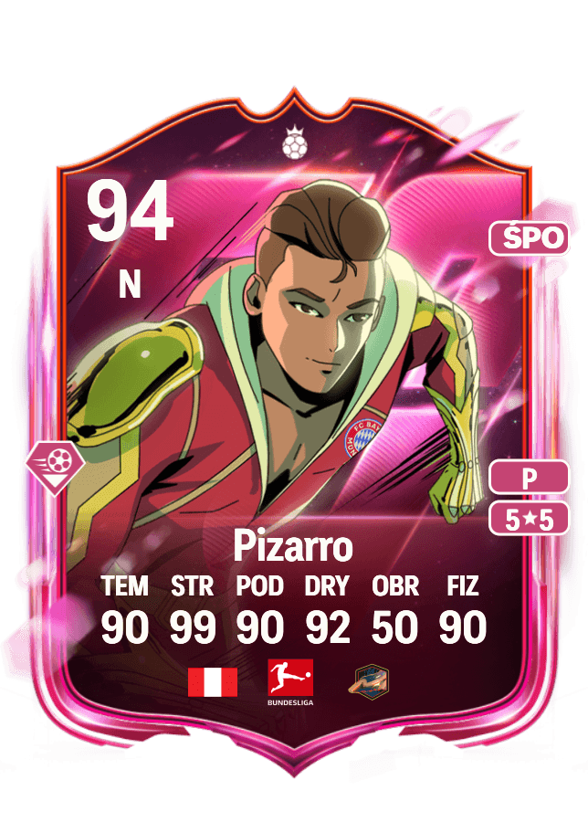 Claudio Pizarro card