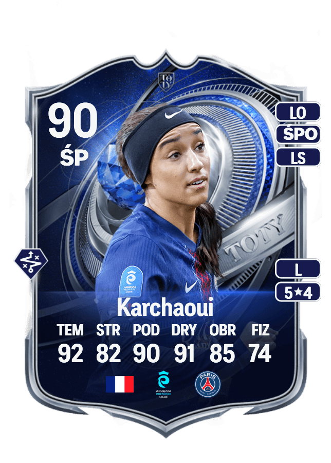 Sakina Karchaoui card