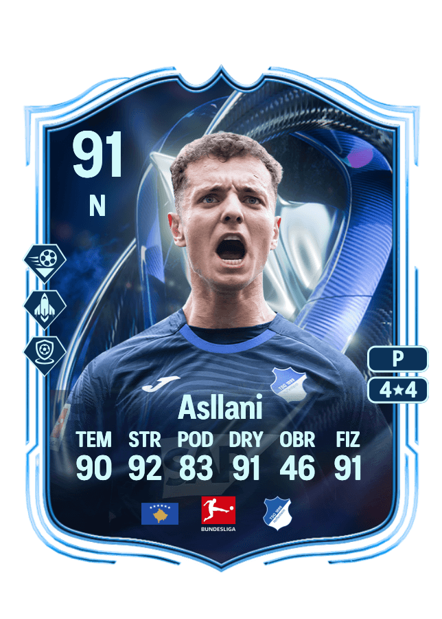 Fisnik Asllani card