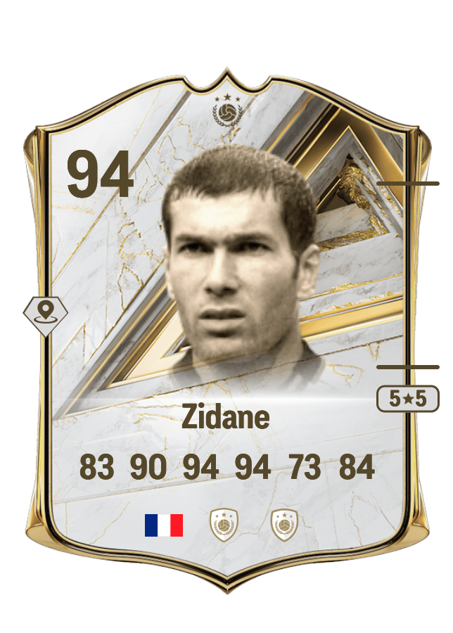 Zinedine Zidane card