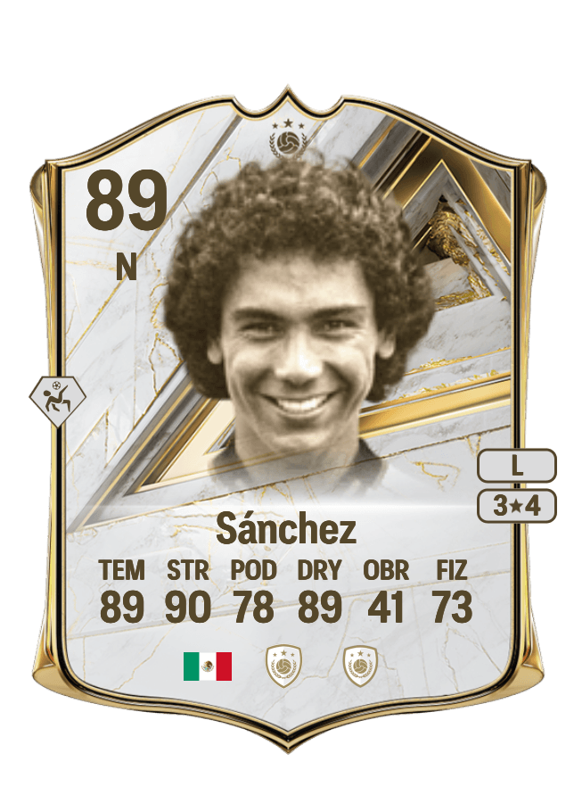 Hugo Sánchez card