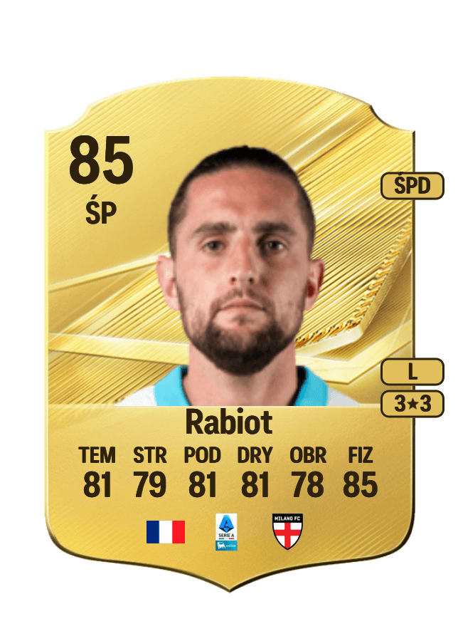 Adrien Rabiot card