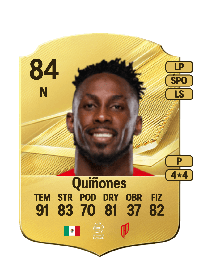 Julián Quiñones card