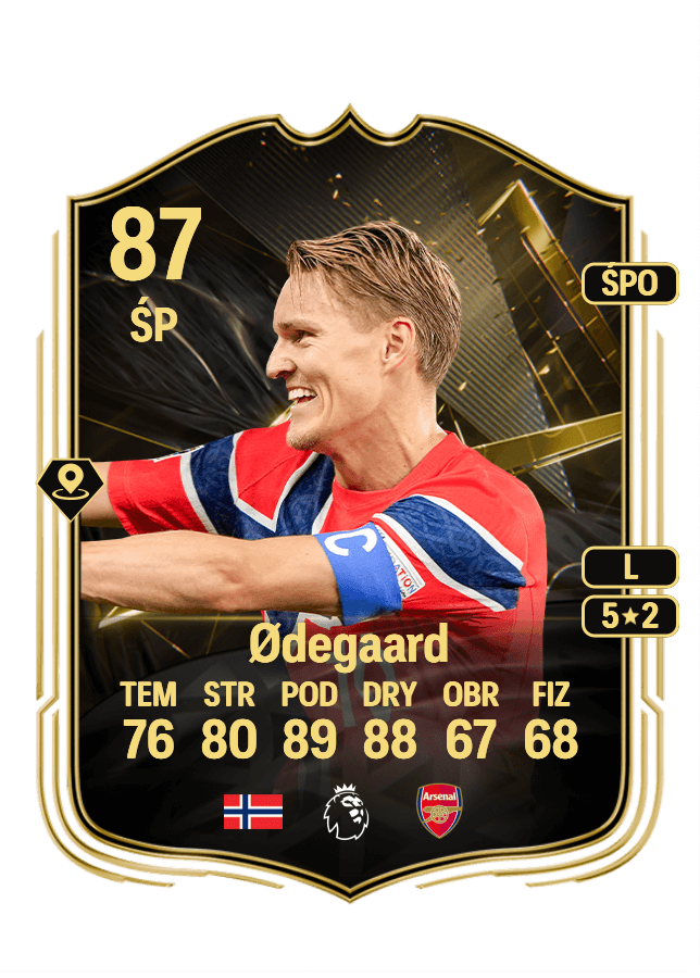 Martin Ødegaard card