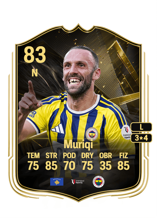 Vedat Muriqi card