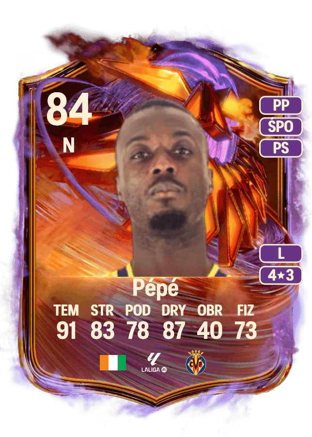 Nicolas Pépé card