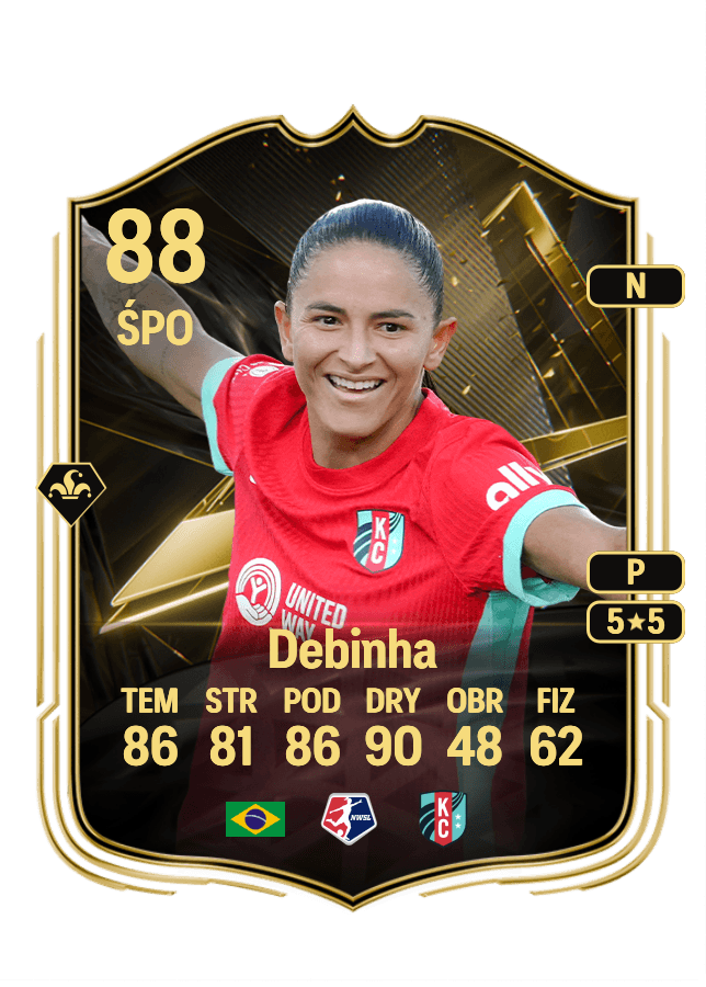 Debinha card
