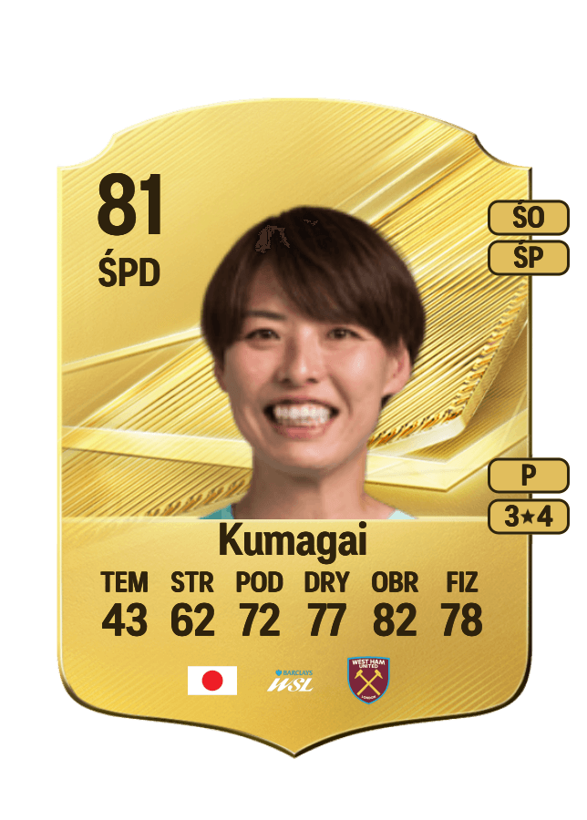 Saki Kumagai card