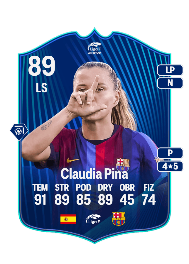Claudia Pina card