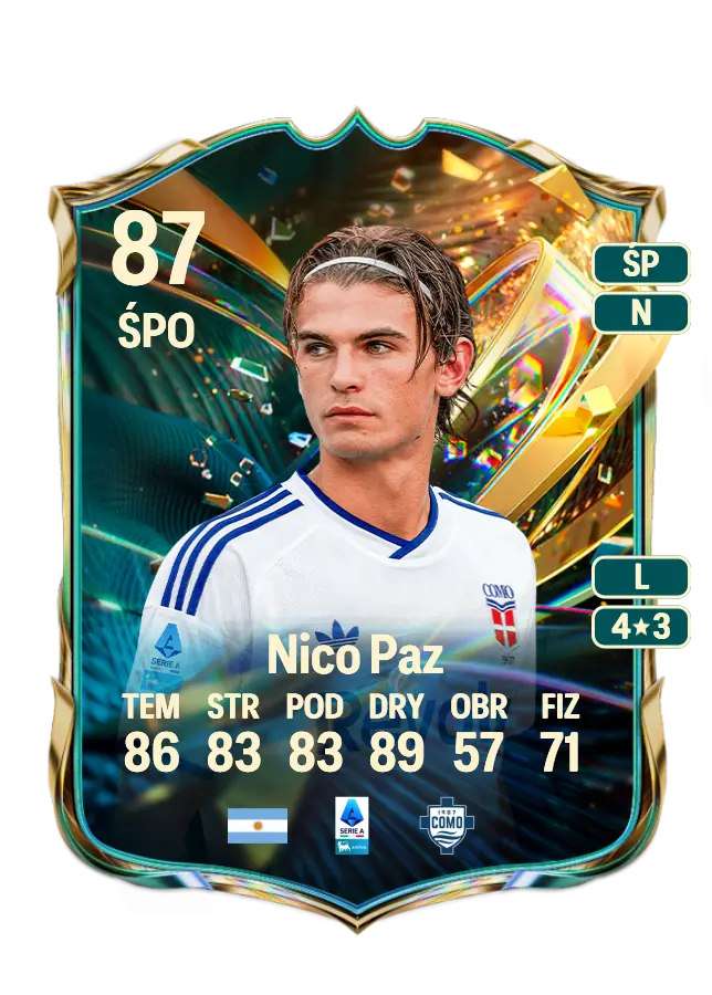 Nico Paz card