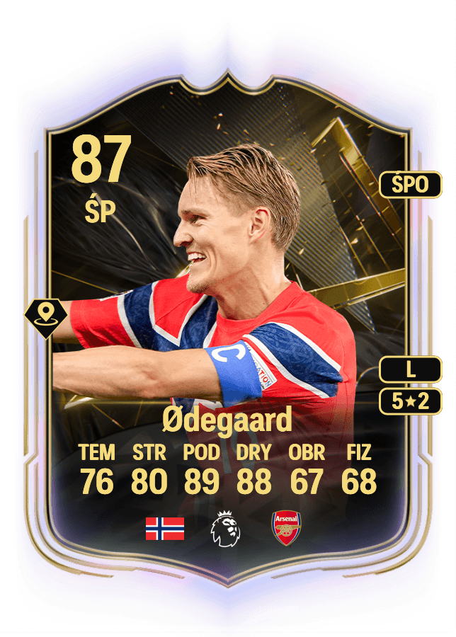 Martin Ødegaard card