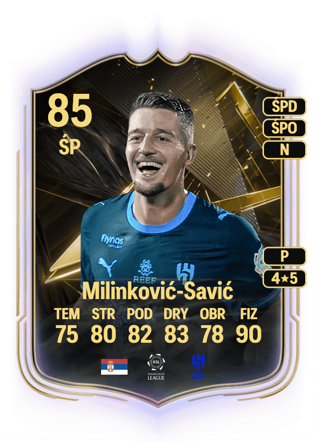 Sergej Milinković-Savić card
