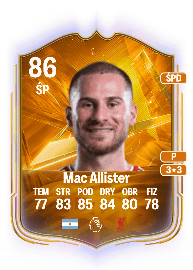 Alexis Mac Allister card
