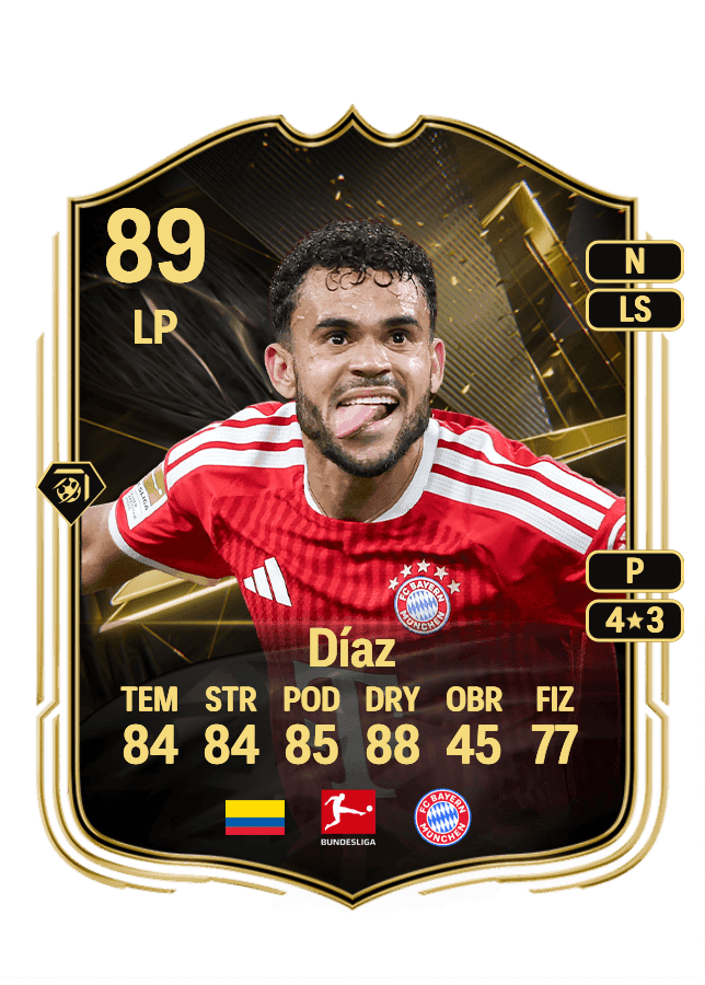 Luis Díaz card