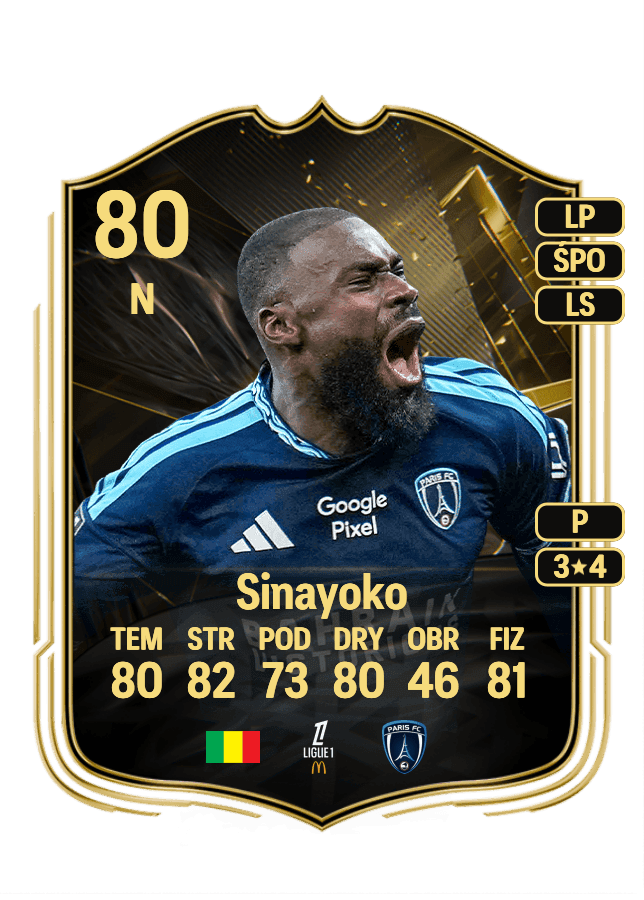 Lassine Sinayoko card