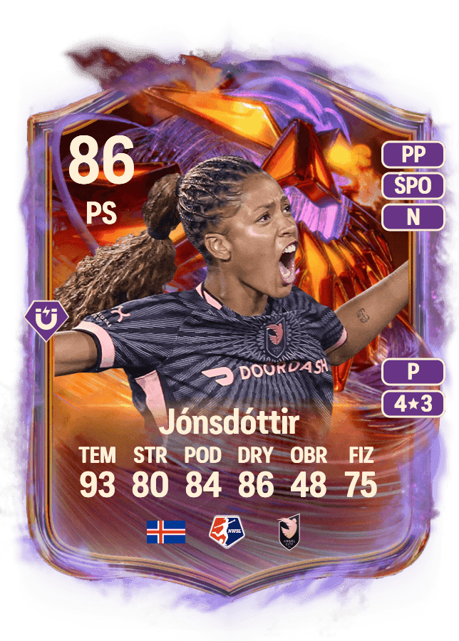 Sveindís Jane Jónsdóttir card