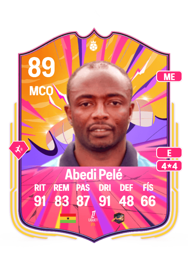 Abedi Pelé card