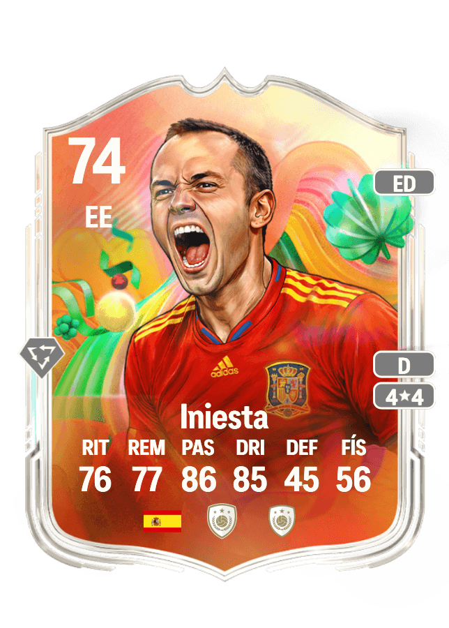 Iniesta card
