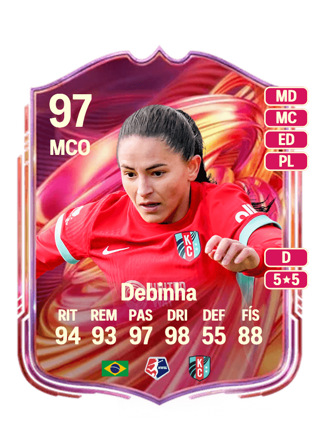 Debinha card