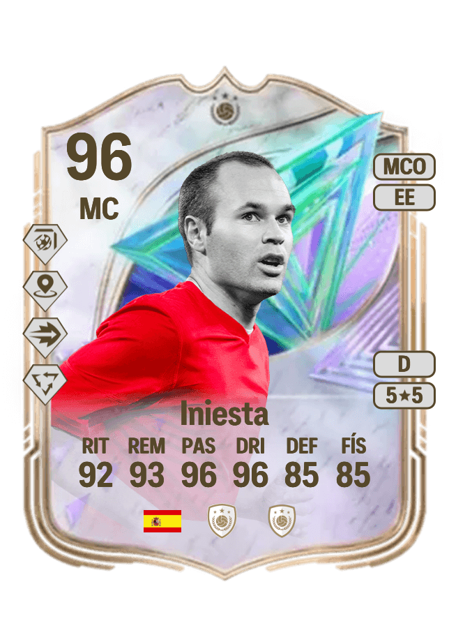 Iniesta card