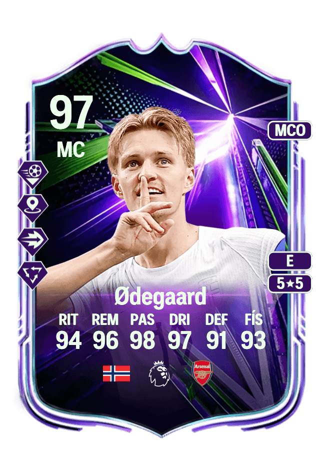 Martin Ødegaard card