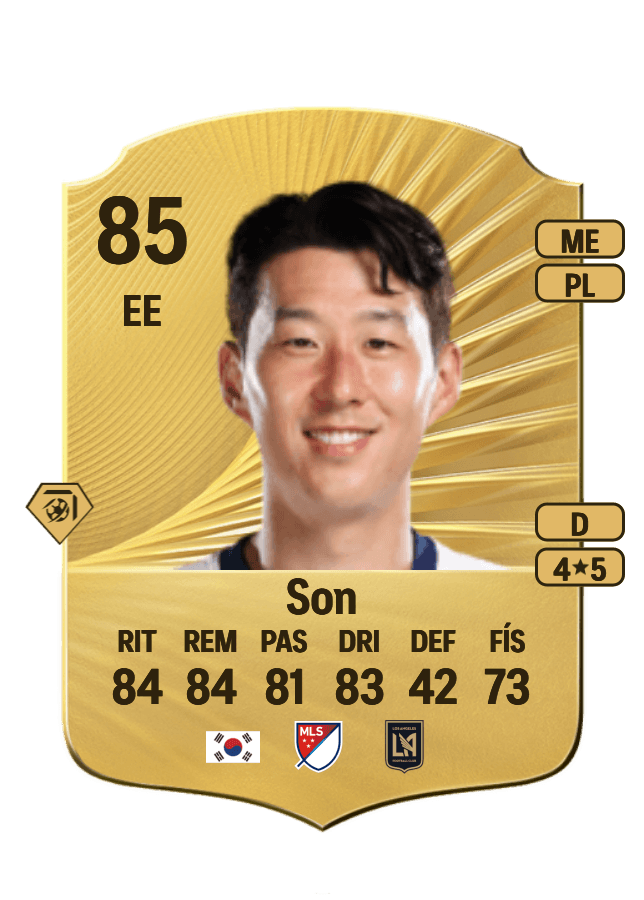 Heung Min Son card