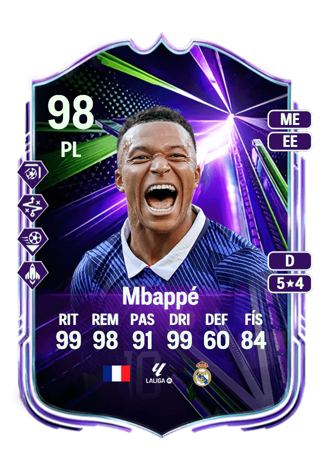 Kylian Mbappé card