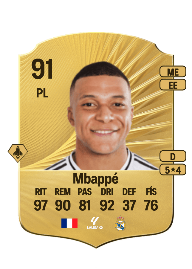 Kylian Mbappé card