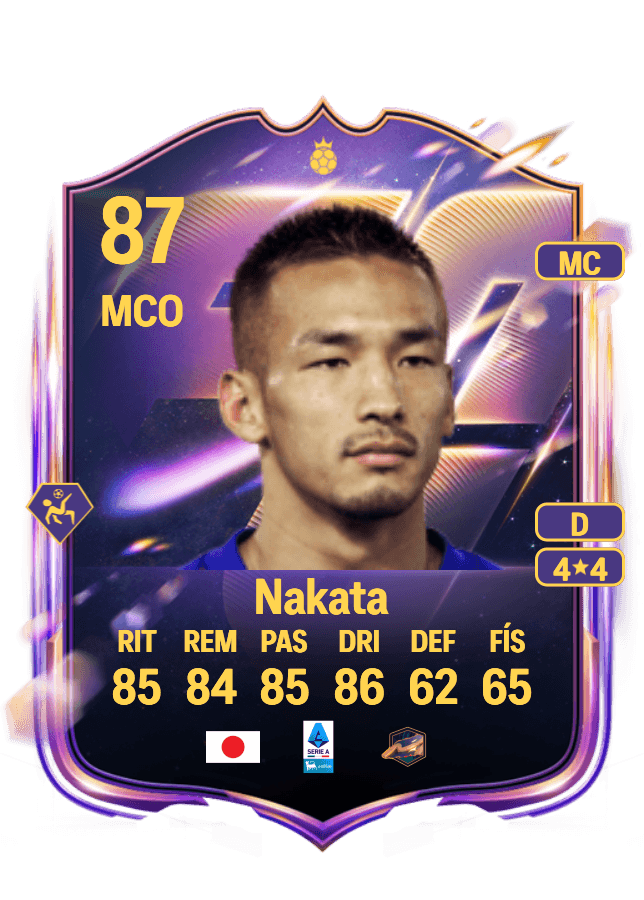 Hidetoshi Nakata card