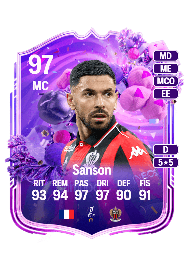 Morgan Sanson card
