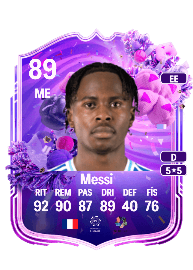 Rayane Messi card
