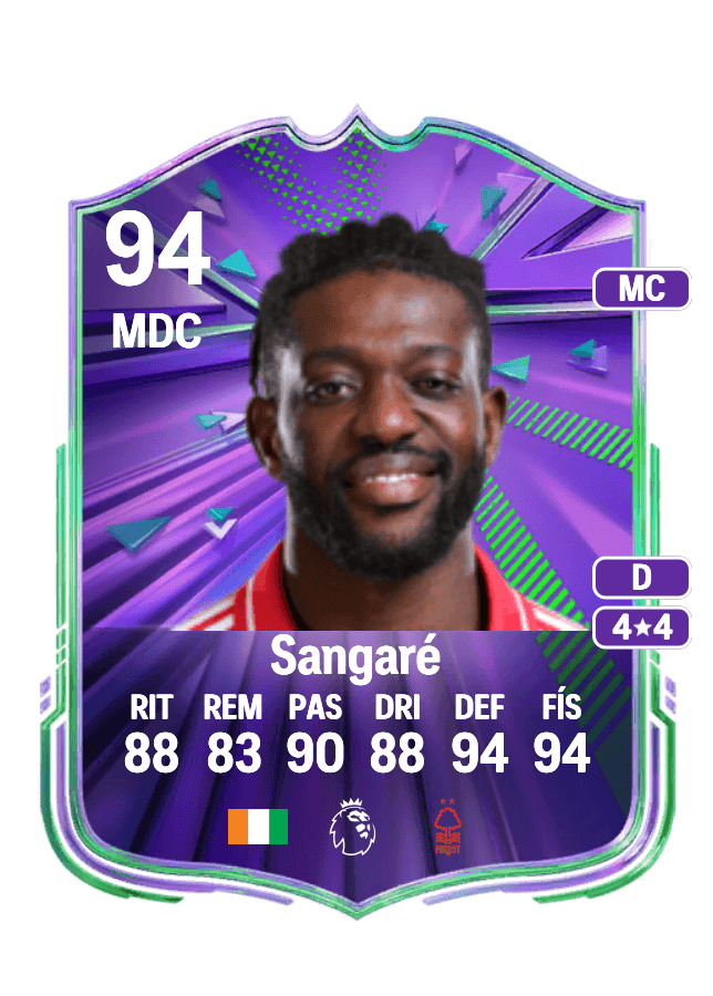 Ibrahim Sangaré card
