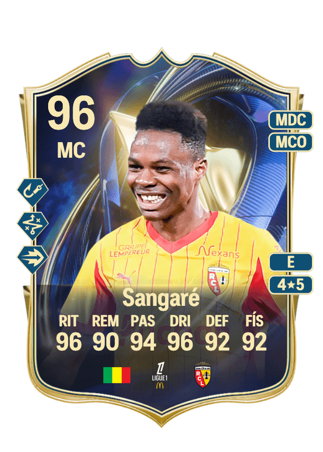 Mamadou Sangaré card