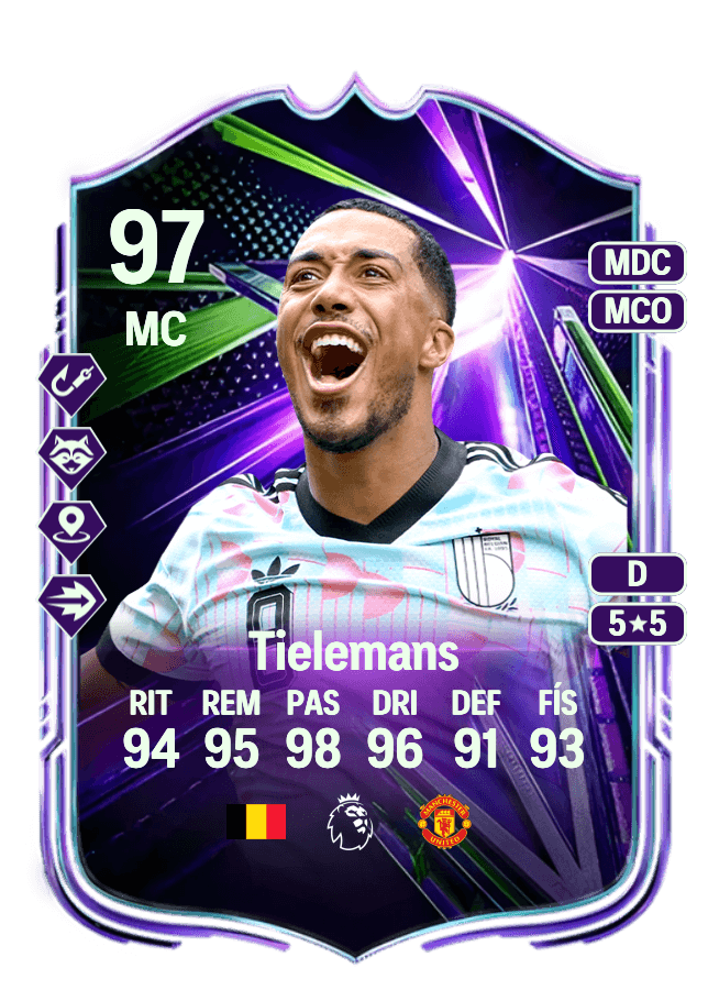 Youri Tielemans card