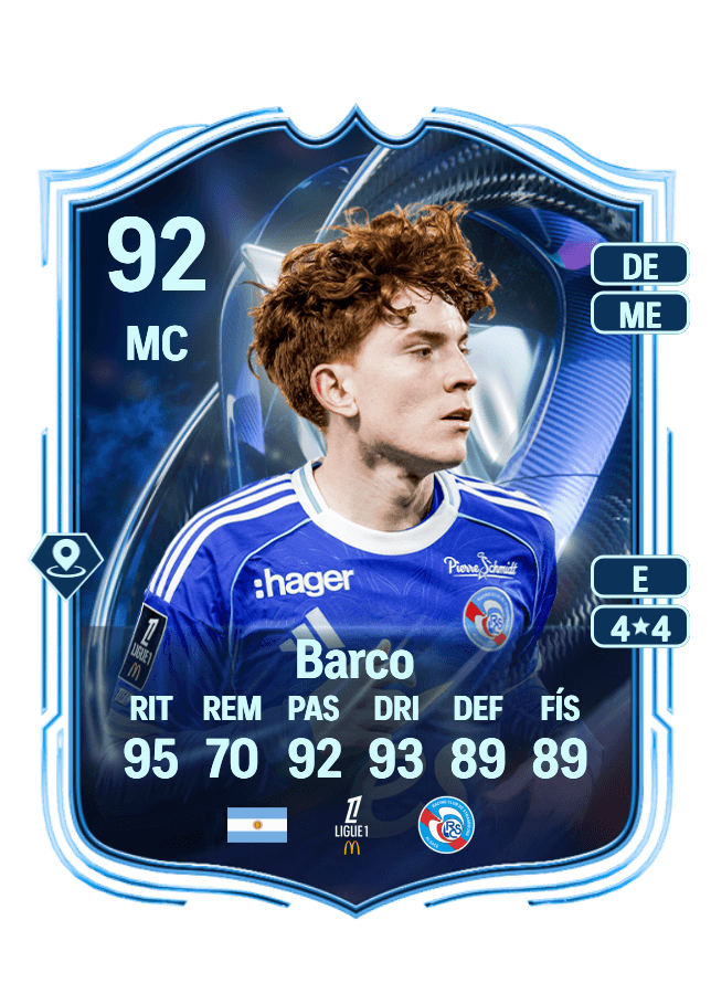 Valentín Barco card