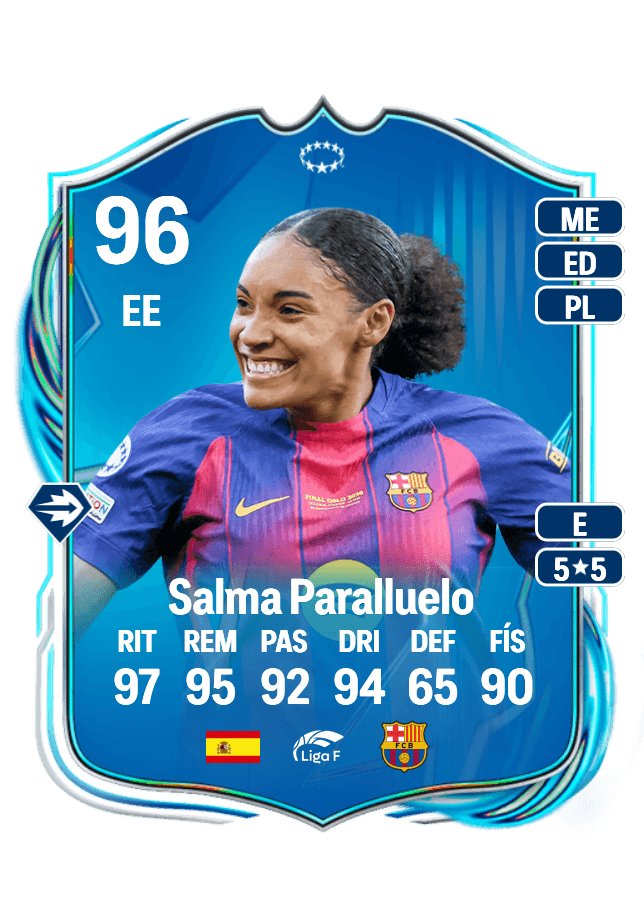 Salma Paralluelo card