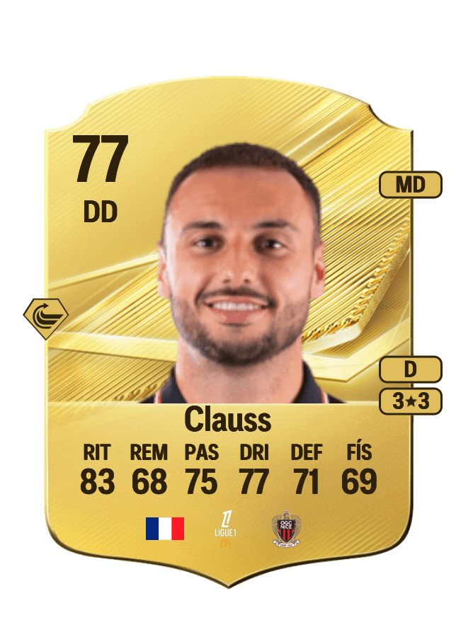 Jonathan Clauss card