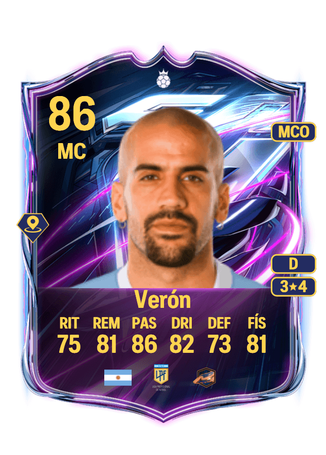 Juan Sebastián Verón card