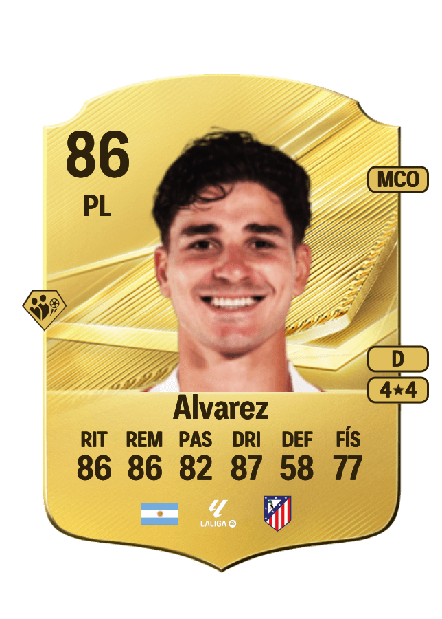 Julián Alvarez card