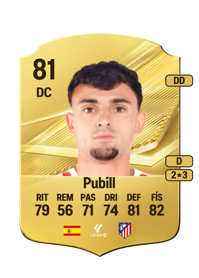 Pubill card