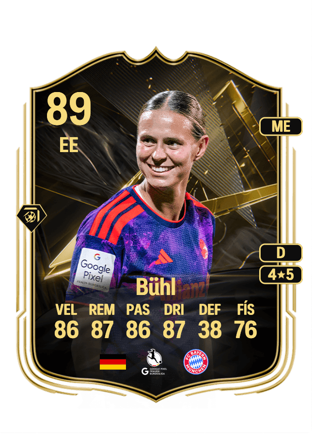 Klara Bühl card
