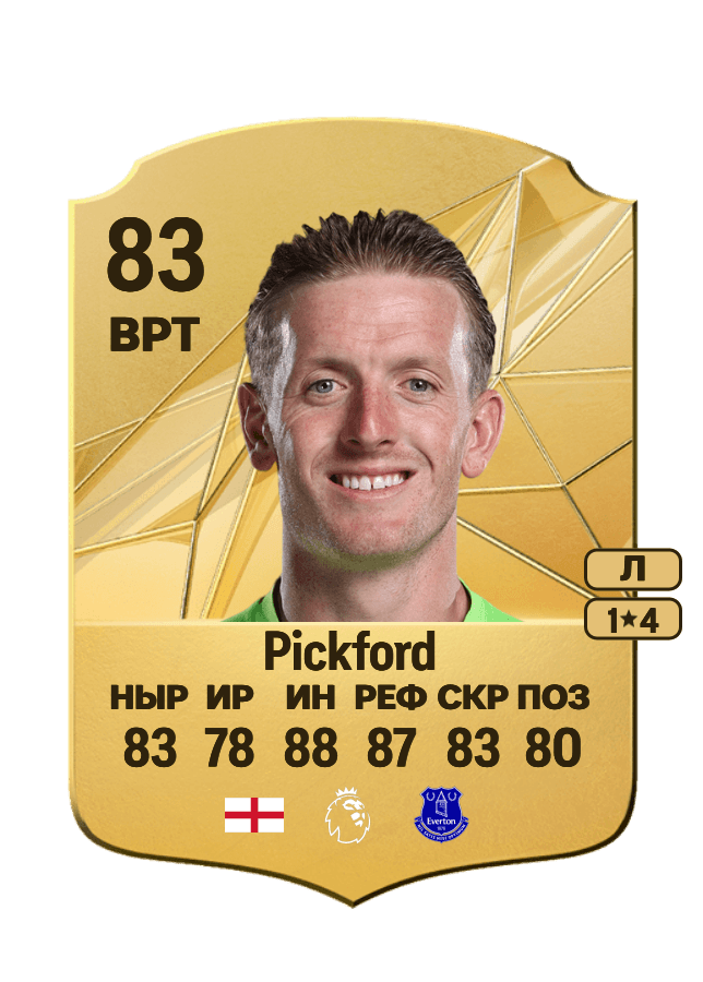 Jordan Pickford card