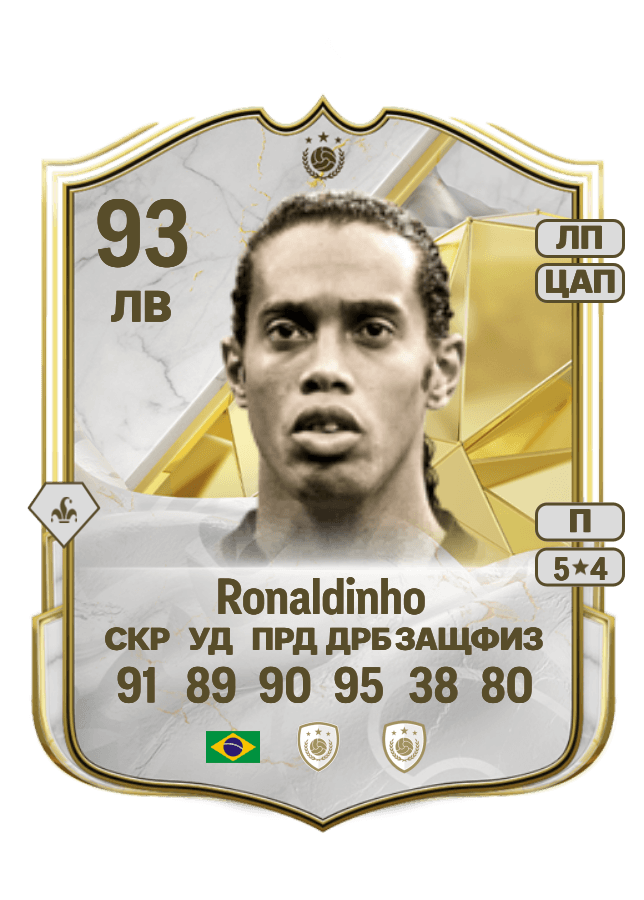 Ronaldinho card