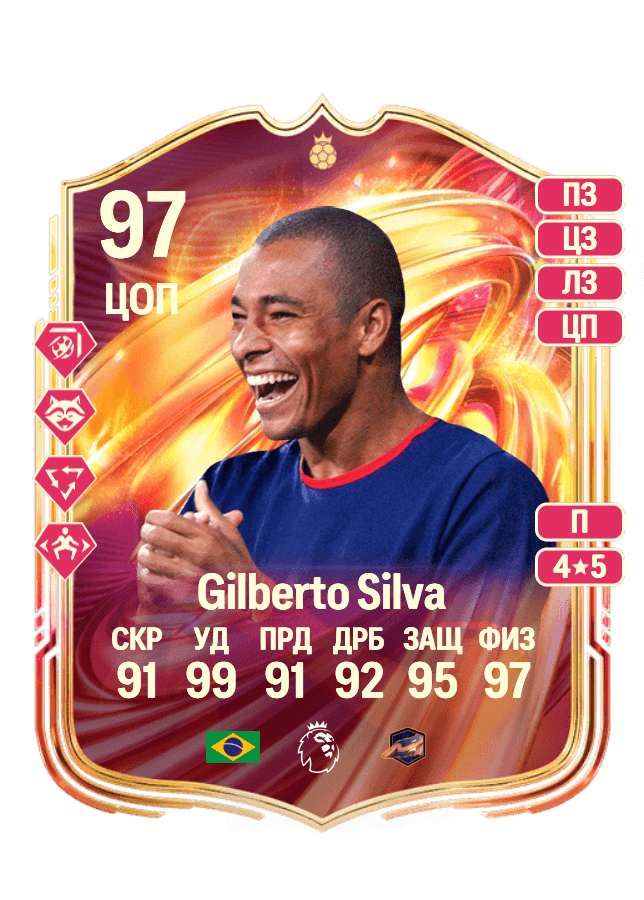 Gilberto Silva card