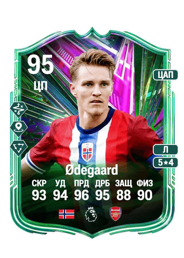 Martin Ødegaard card