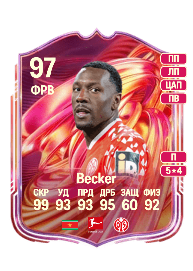 Sheraldo Becker card