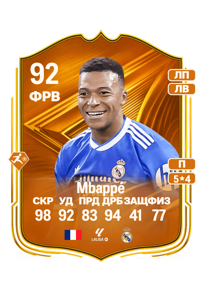 Kylian Mbappé card