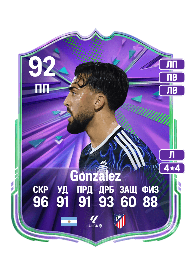 Nico Gonzalez card