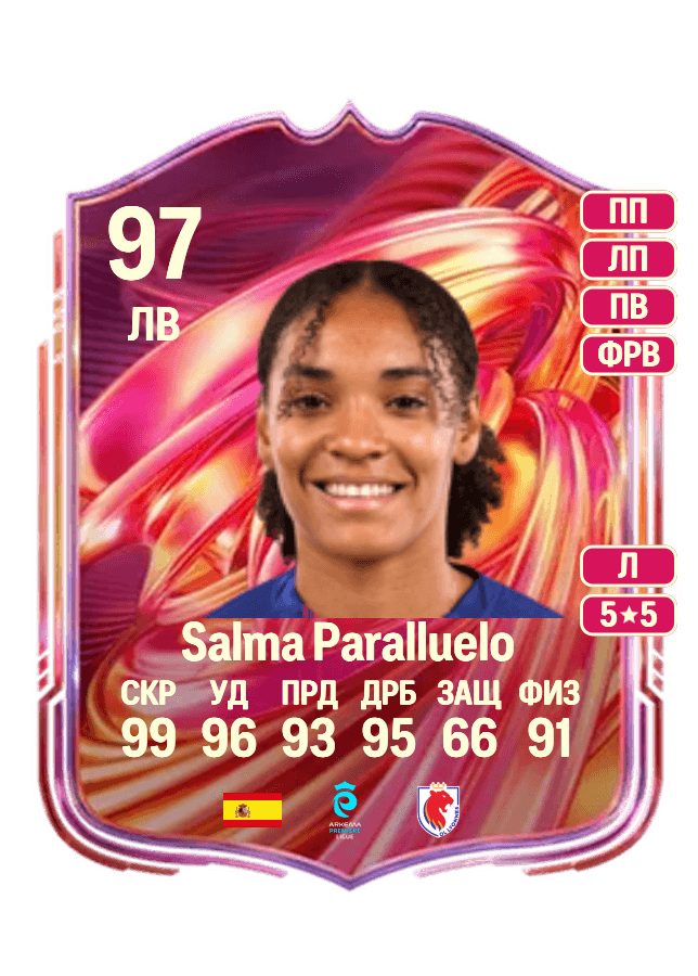 Salma Paralluelo card