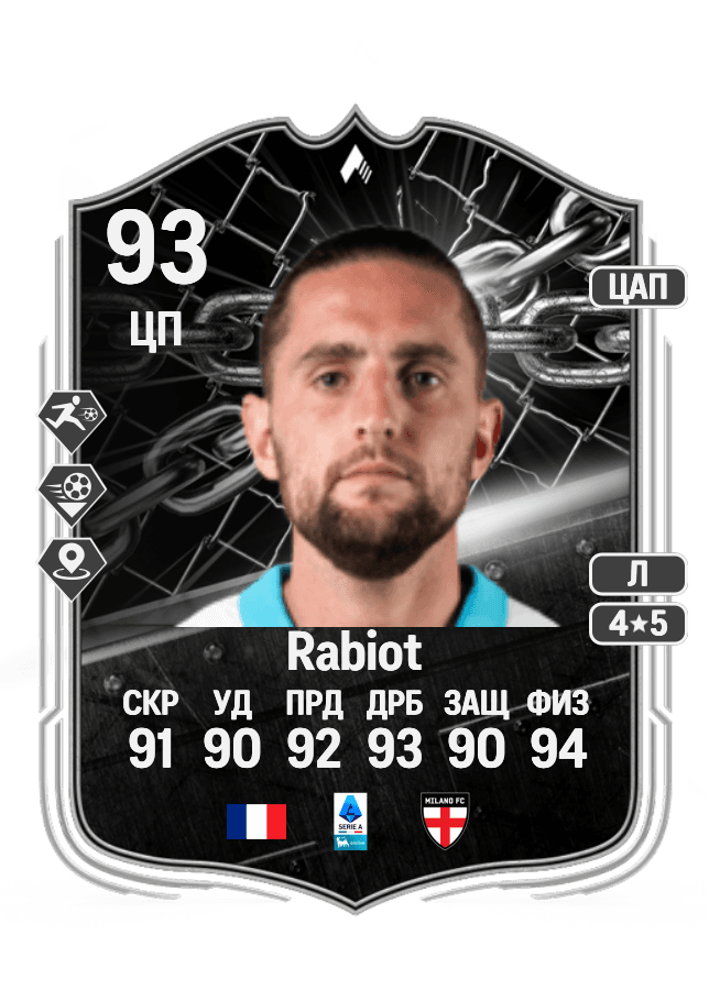 Adrien Rabiot card